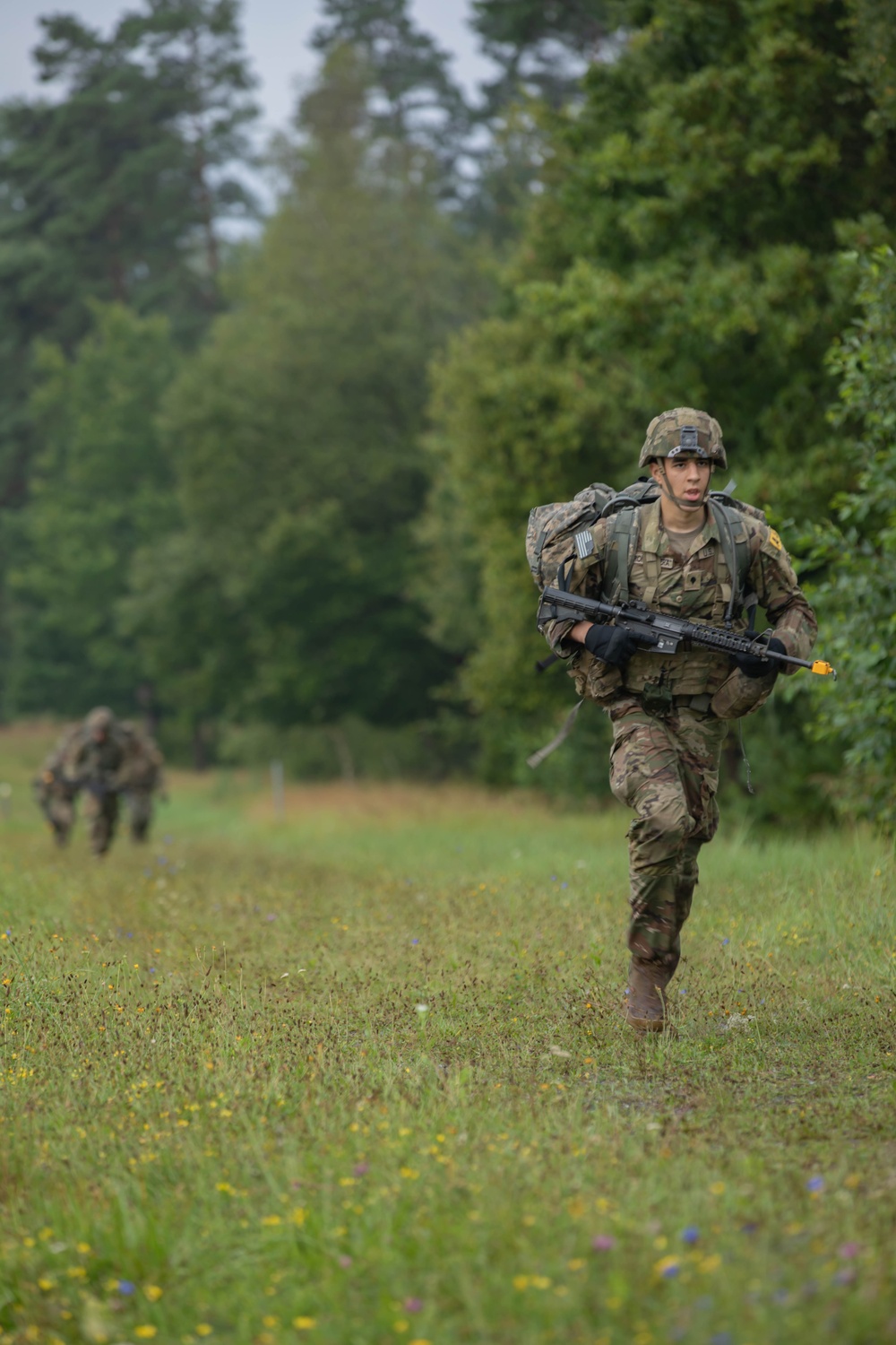 U.S. Army Europe and Africa Best Squad Competition: 12-Mile Ruck March