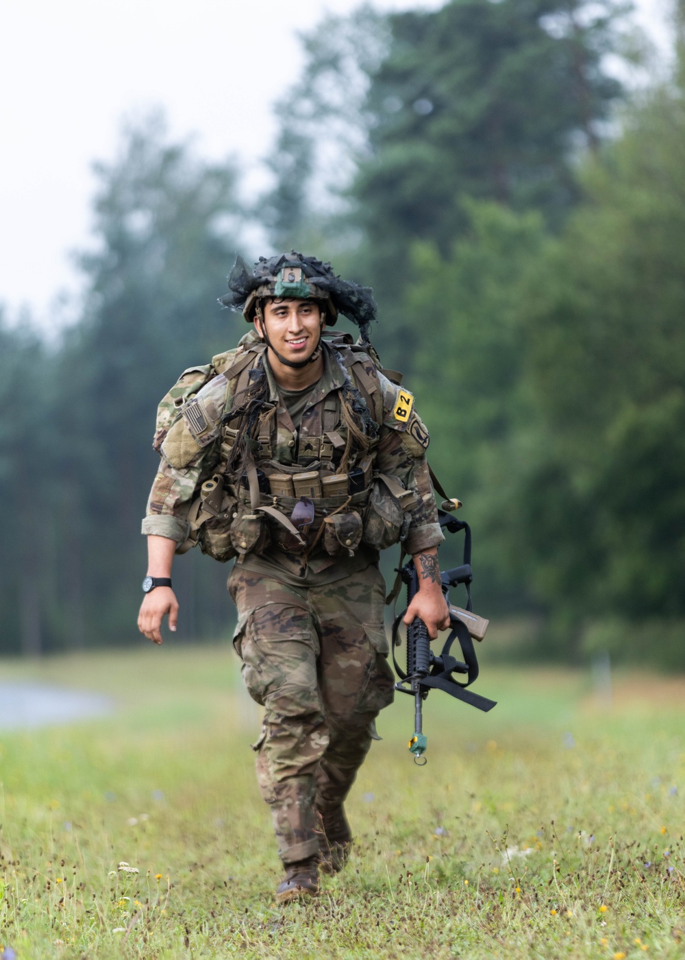 U.S. Army Europe and Africa Best Squad Competition: 12-Mile Ruck March