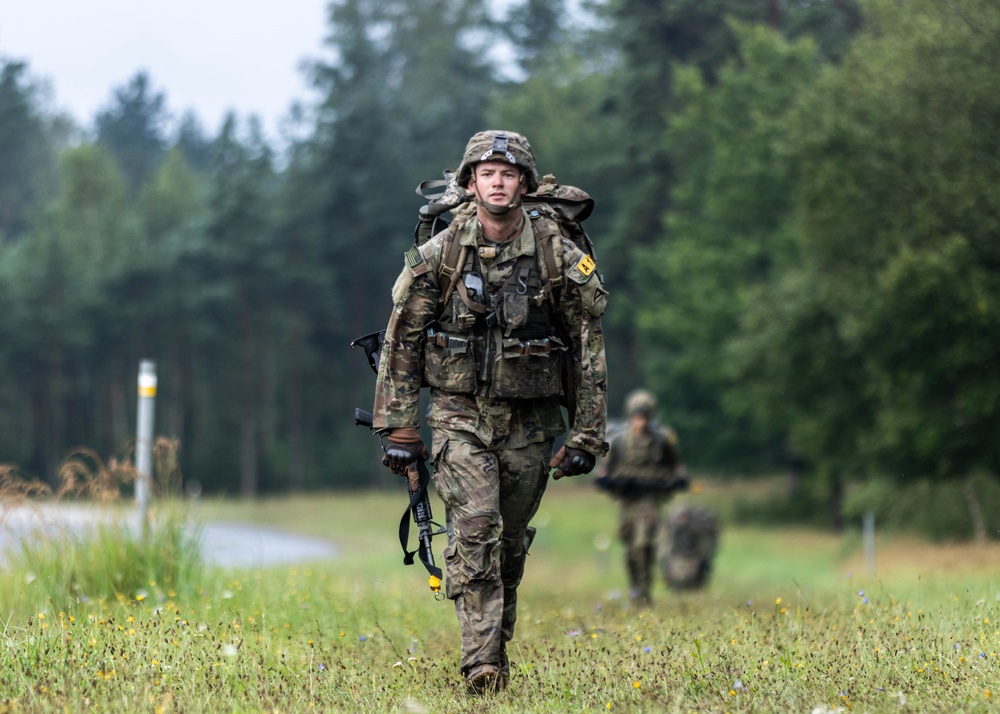 U.S. Army Europe and Africa Best Squad Competition: 12-Mile Ruck March