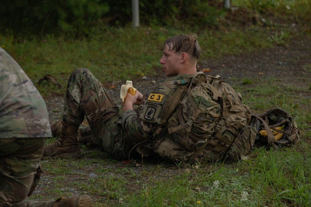 U.S. Army Europe and Africa Best Squad Competition: 12-MIle Ruck March