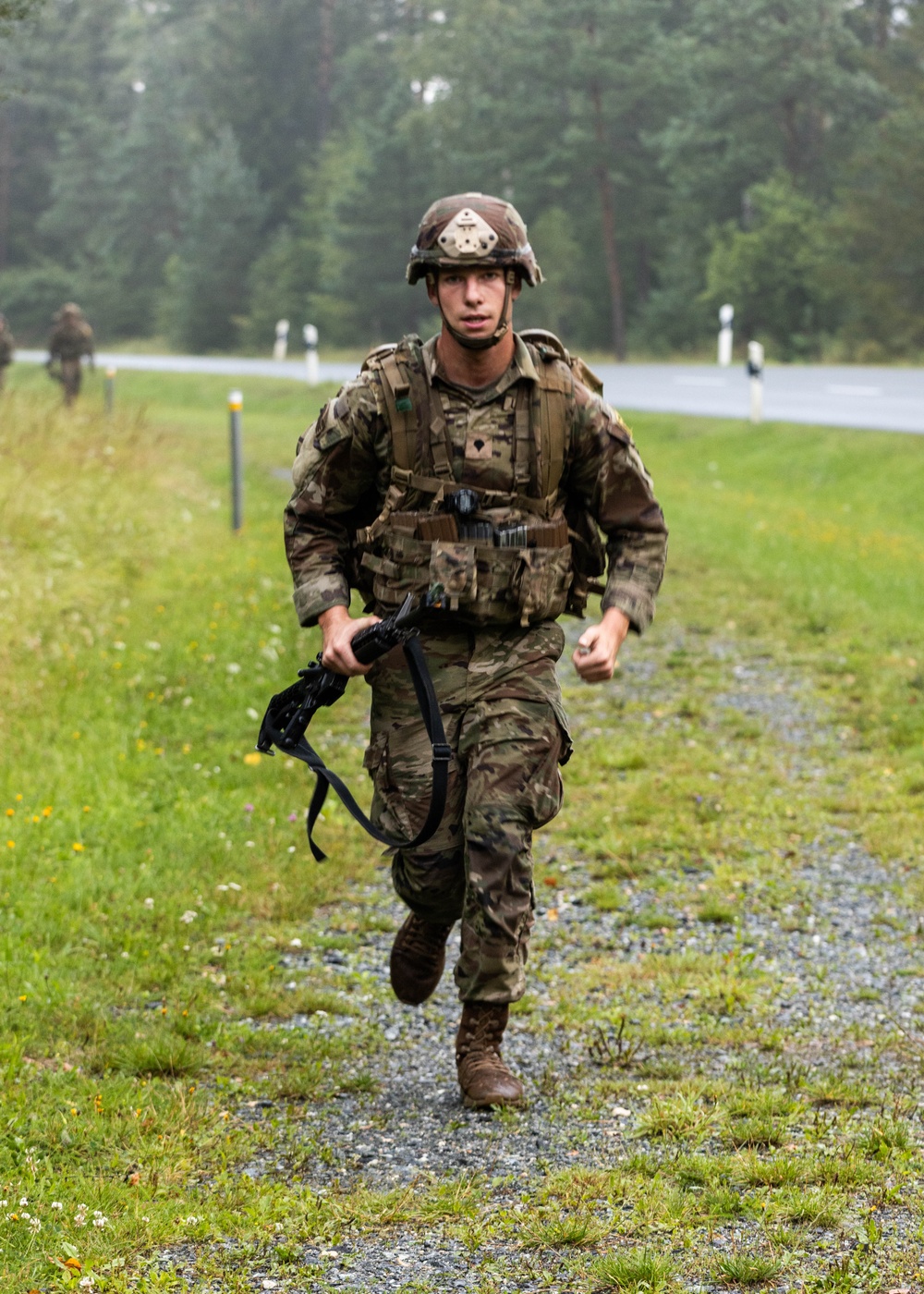 U.S. Army Europe and Africa Best Squad Competition: 12-Mile Ruck March