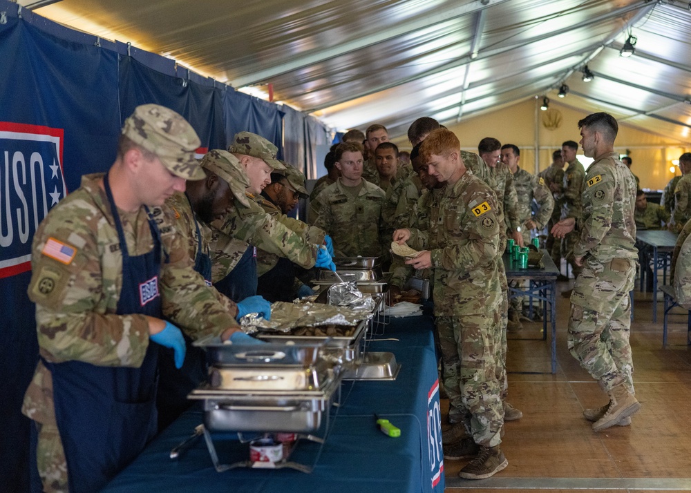 U.S. Army Europe and Africa Best Squad Competition: USO/USAA Breakfast