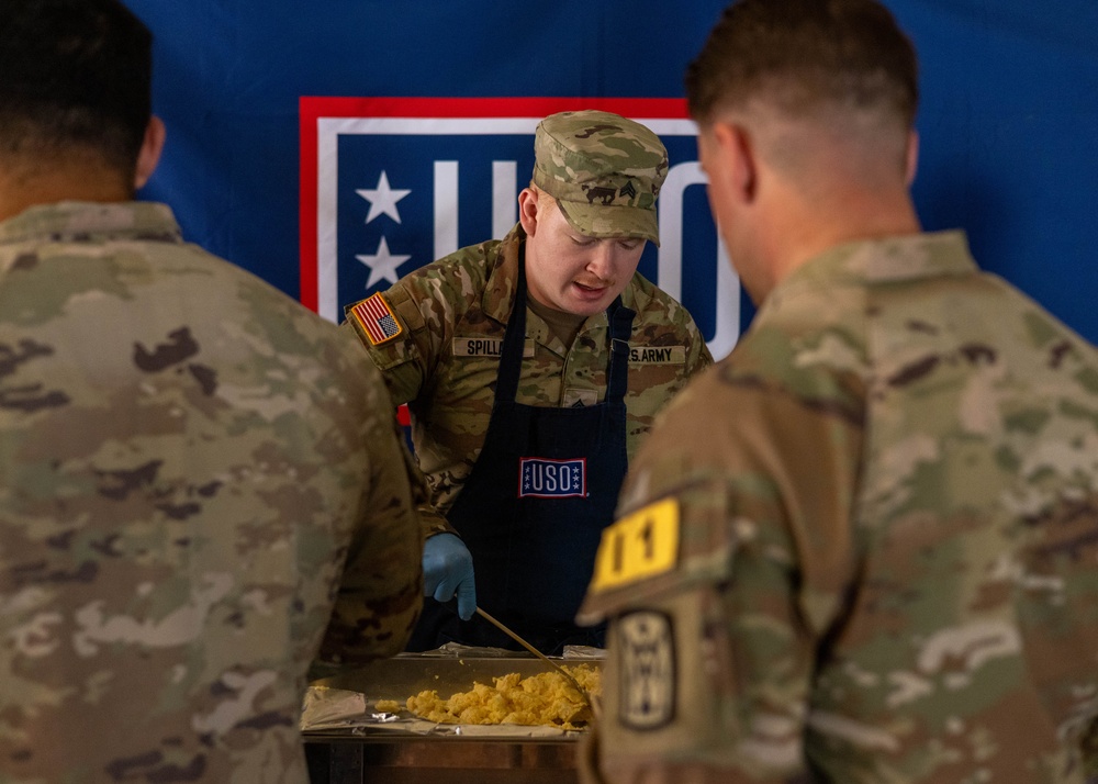 U.S. Army Europe and Africa Best Squad Competition: USO/USAA Breakfast