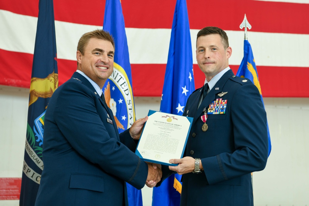 Recognizing ceremonies at Battle Creek Air National Guard Base