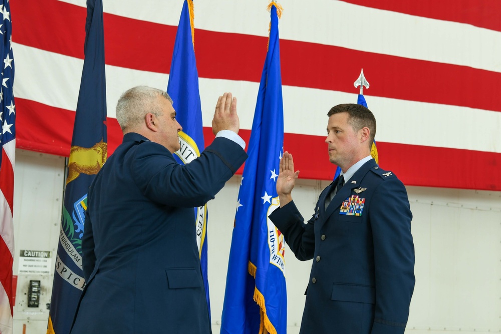 Multiple ceremonies at Battle Creek Air National Guard Base