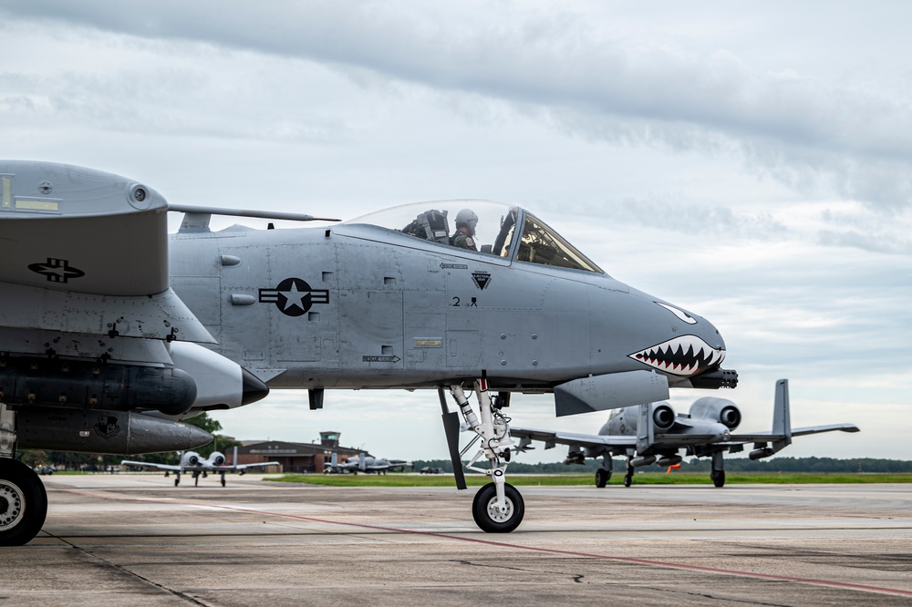 23rd Wing aircraft depart ahead of Tropical Storm Debby