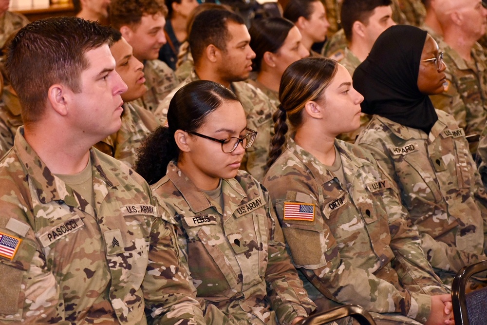 213th Personnel Company deployment ceremony