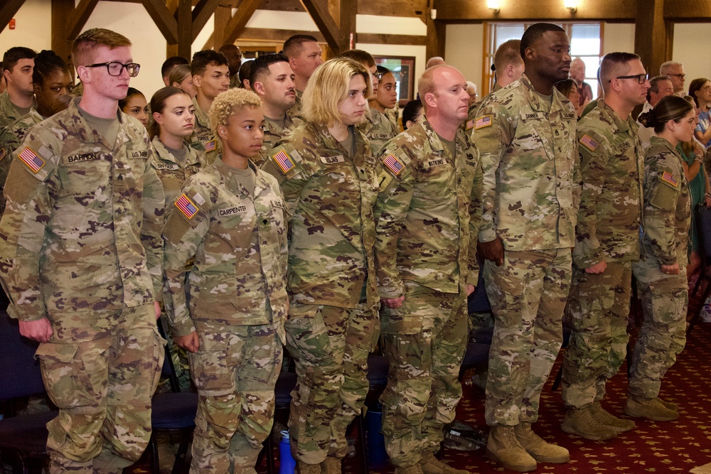 213th Personnel Company deployment ceremony