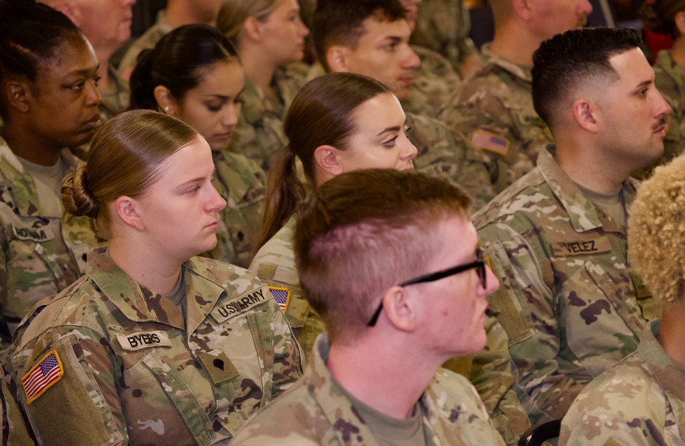 213th Personnel Company deployment ceremony