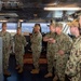 USS Ronald Reagan (CVN 76) hosts a tour for Reserve Commander 3rd Fleet Logistics Response Cell