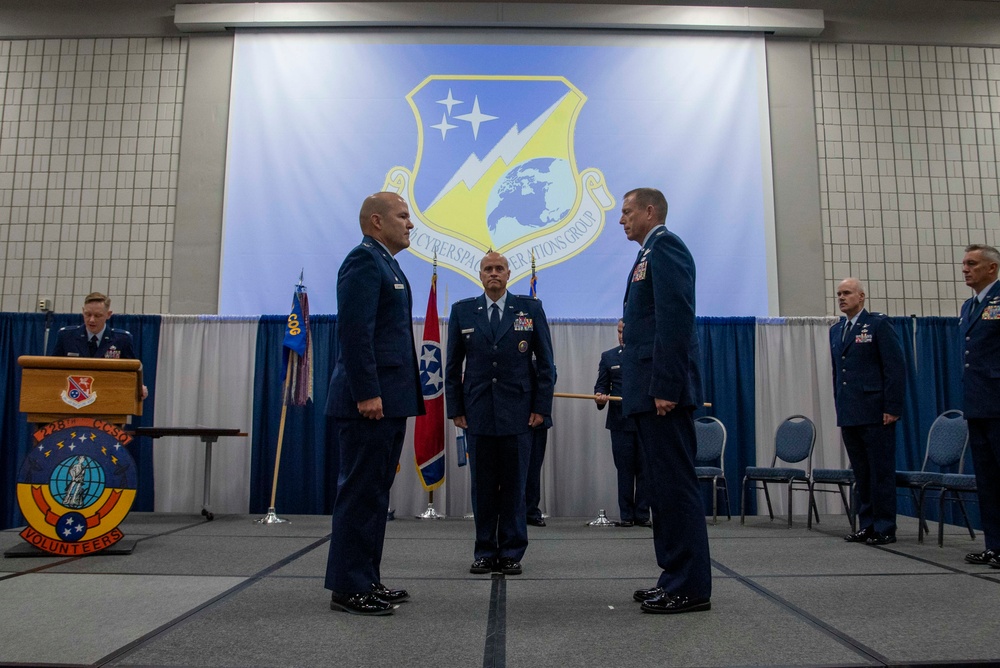 228th Cyberspace Operations Group activation ceremony