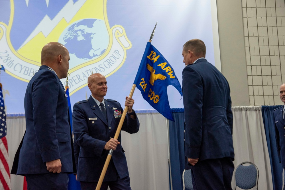 228th Cyberspace Operations Group activation ceremony