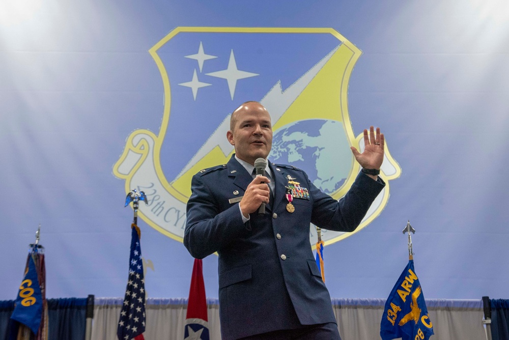 228th Cyberspace Operations Group activation ceremony