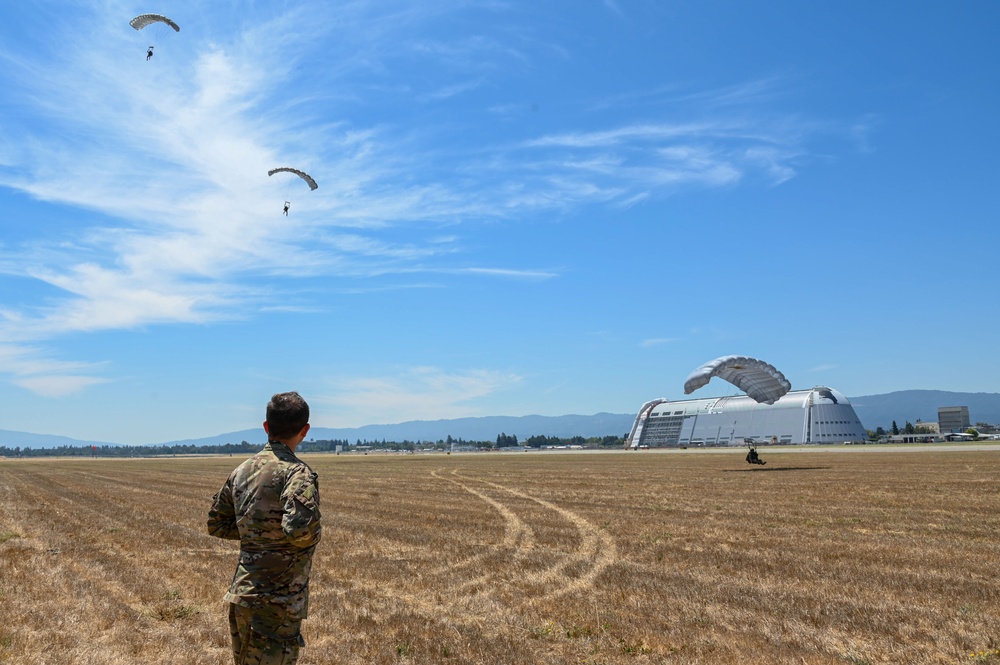 Pararescuemen train for search and rescue missions