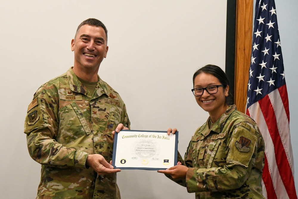 110th Wing recognizes CCAF Graduates