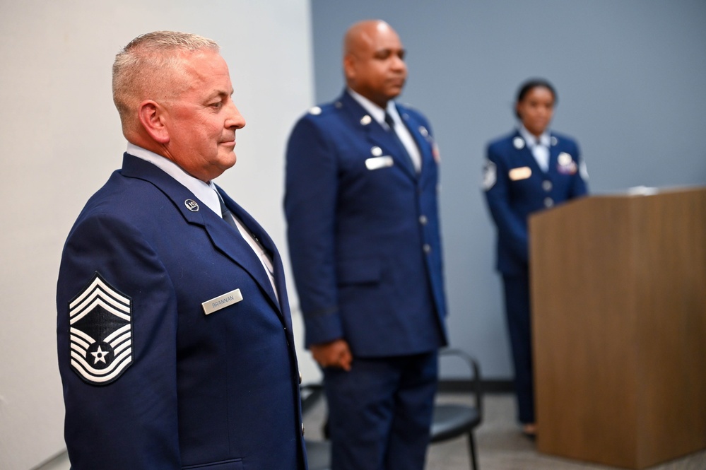 73rd Aerial Port Squadron Honors Chief Brannan in Promotion Ceremony