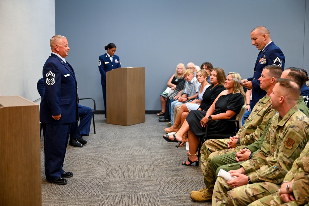 73rd Aerial Port Squadron Honors Chief Brannan in Promotion Ceremony