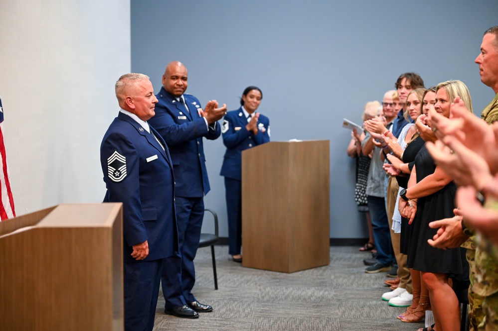 73rd Aerial Port Squadron Honors Chief Brannan in Promotion Ceremony