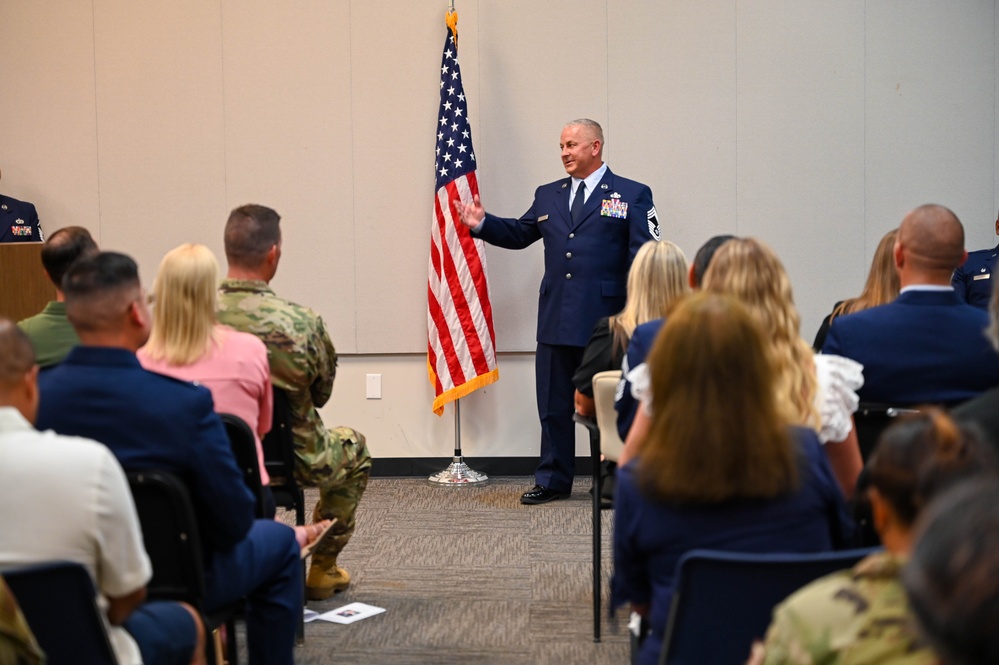 73rd Aerial Port Squadron Honors Chief Brannan in Promotion Ceremony