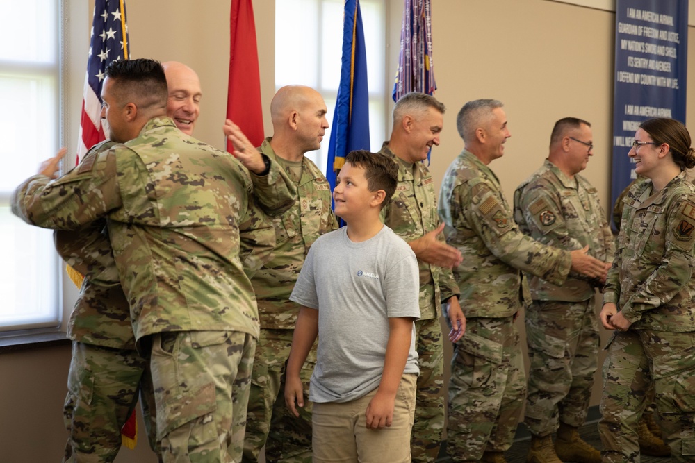 241st Engineering Installation Squadron Deployment Ceremony