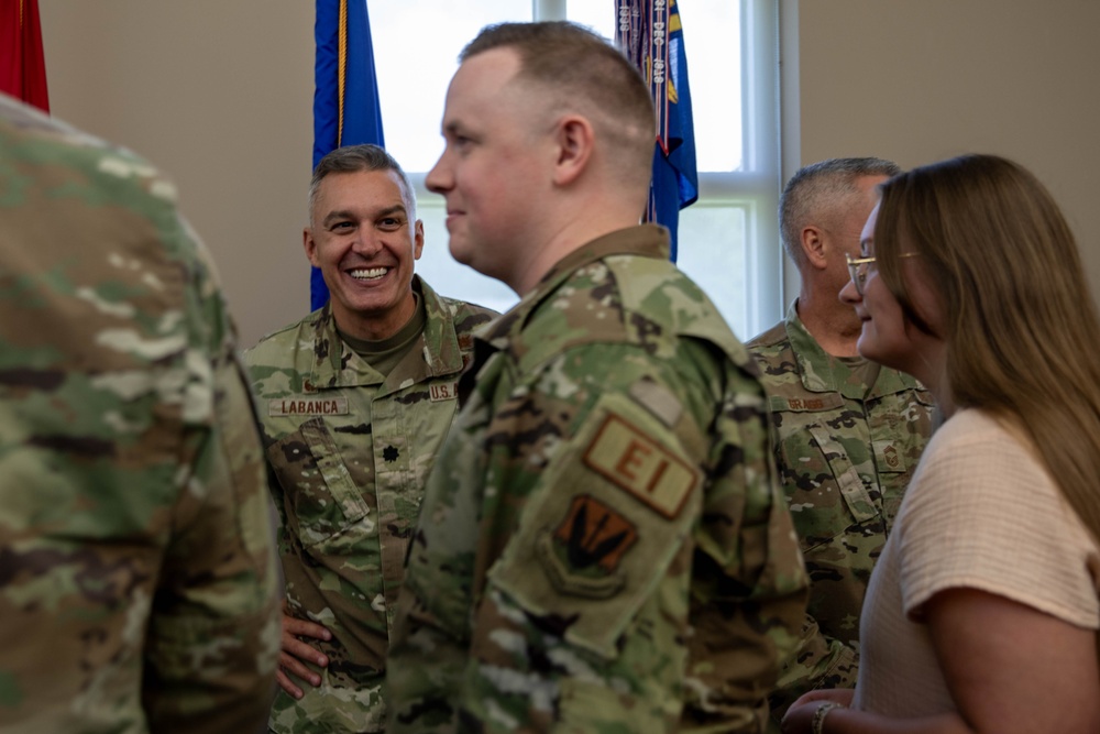 241st Engineering Installation Squadron Deployment Ceremony