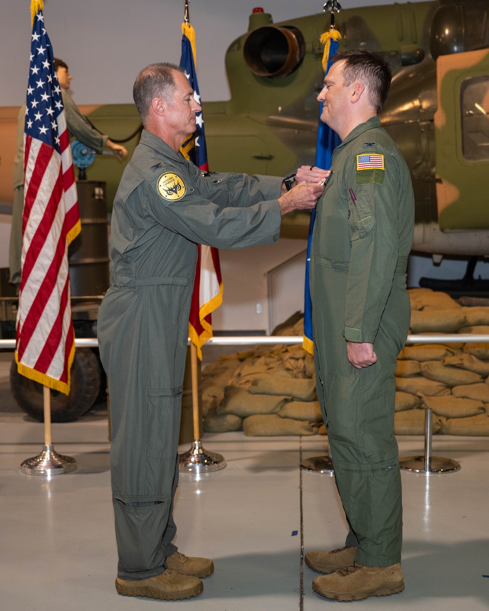Photo of 116th Medical Group welcoming new commander