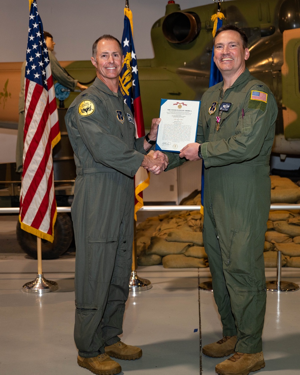 Photo of 116th Medical Group welcoming new commander