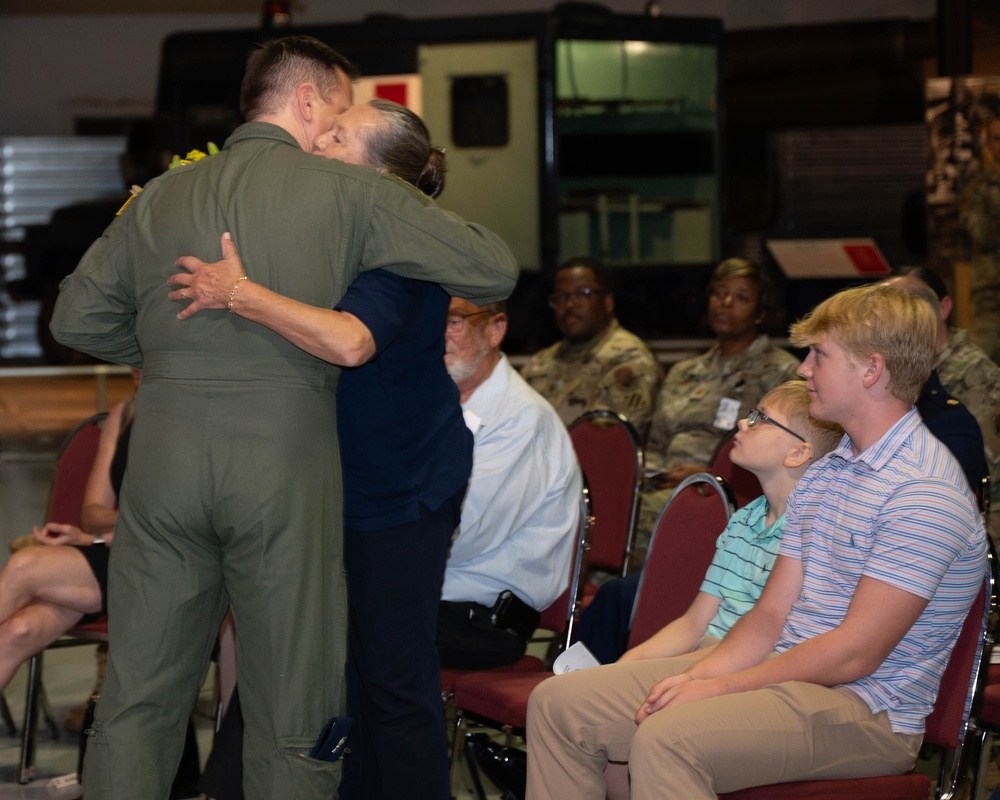Photo of 116th Medical Group welcoming new commander
