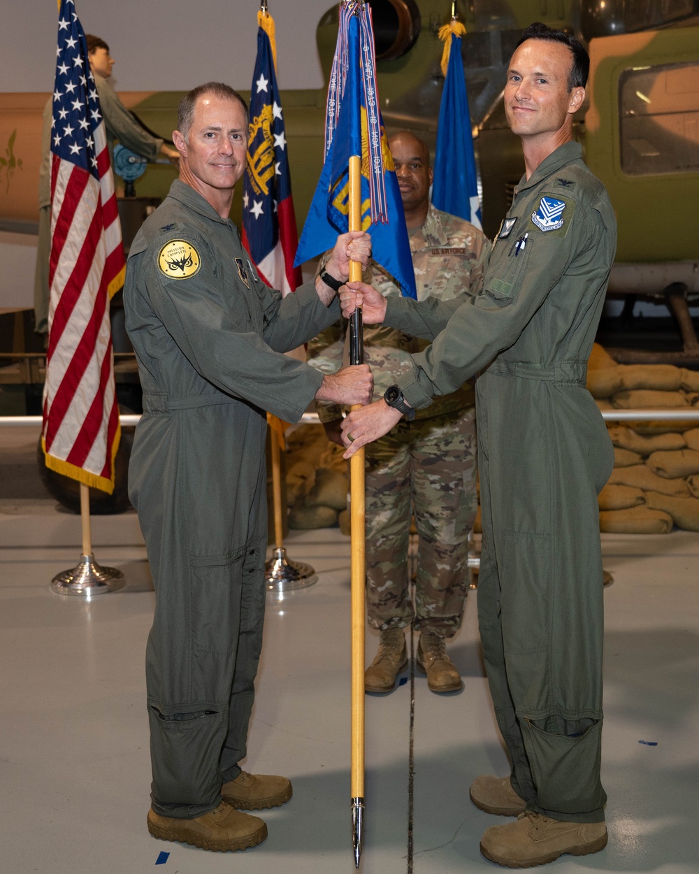 Photo of 116th Medical Group welcoming new commander