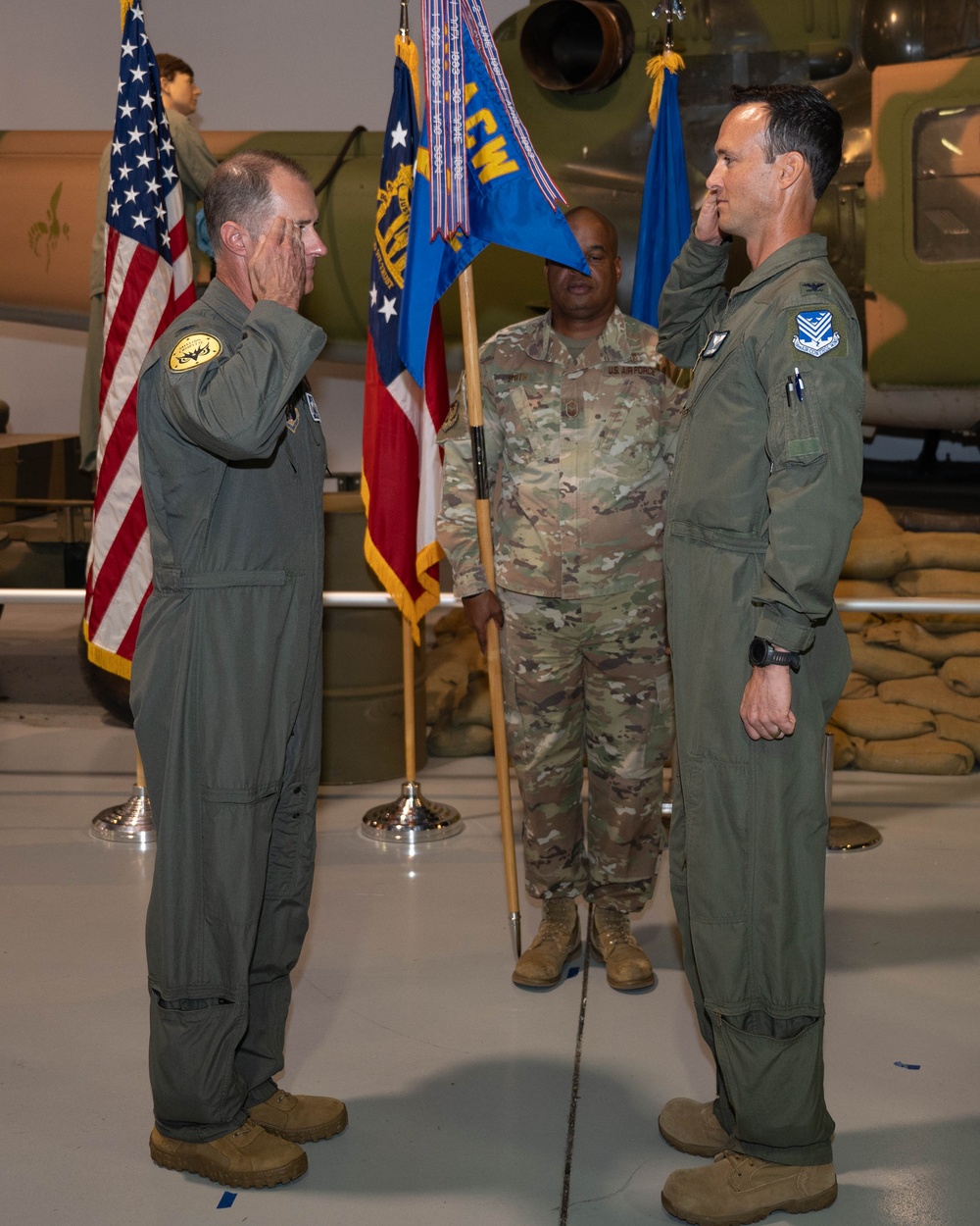 Photo of 116th Medical Group welcoming new commander