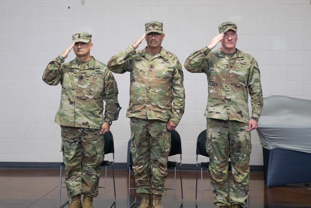 Change of responsibility for the 30th Troop Command