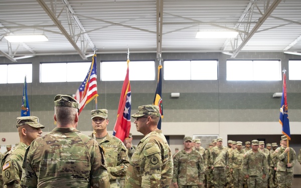 Change of responsibility ceremony for the 30th troop command