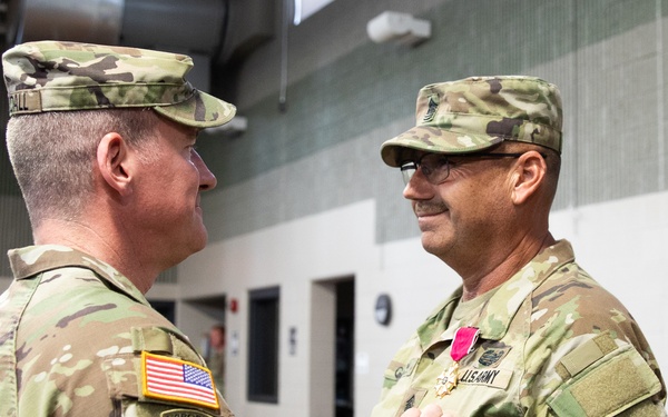 Change of responsibility ceremony for the 30th troop command in Columbia, Tennessee