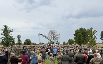 Members and families of the 141st Air Refueling Wing gathered at Fairchild Air Force Base, on August 4, 2024 to celebrate the 100th birthday bash.