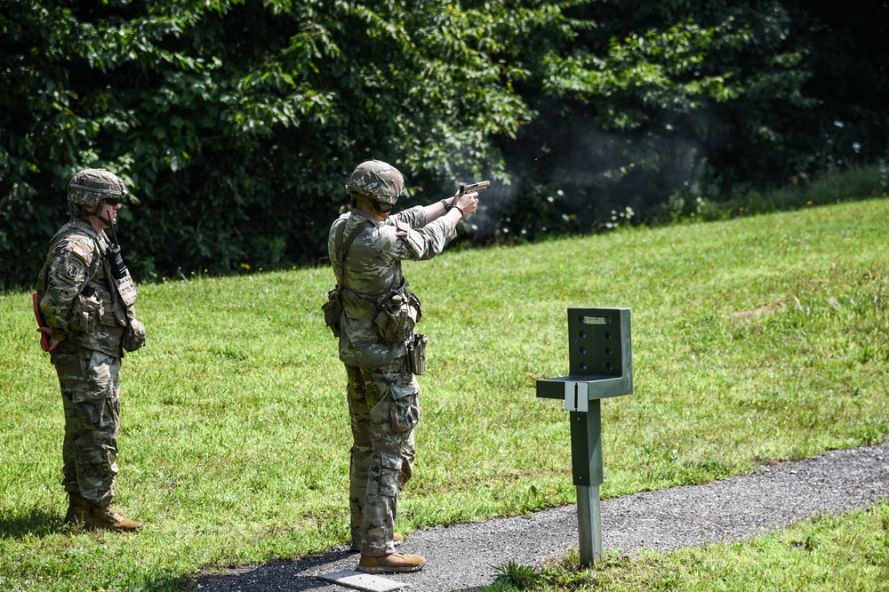 National Guard Best Warrior competitors complete weapons qualifications