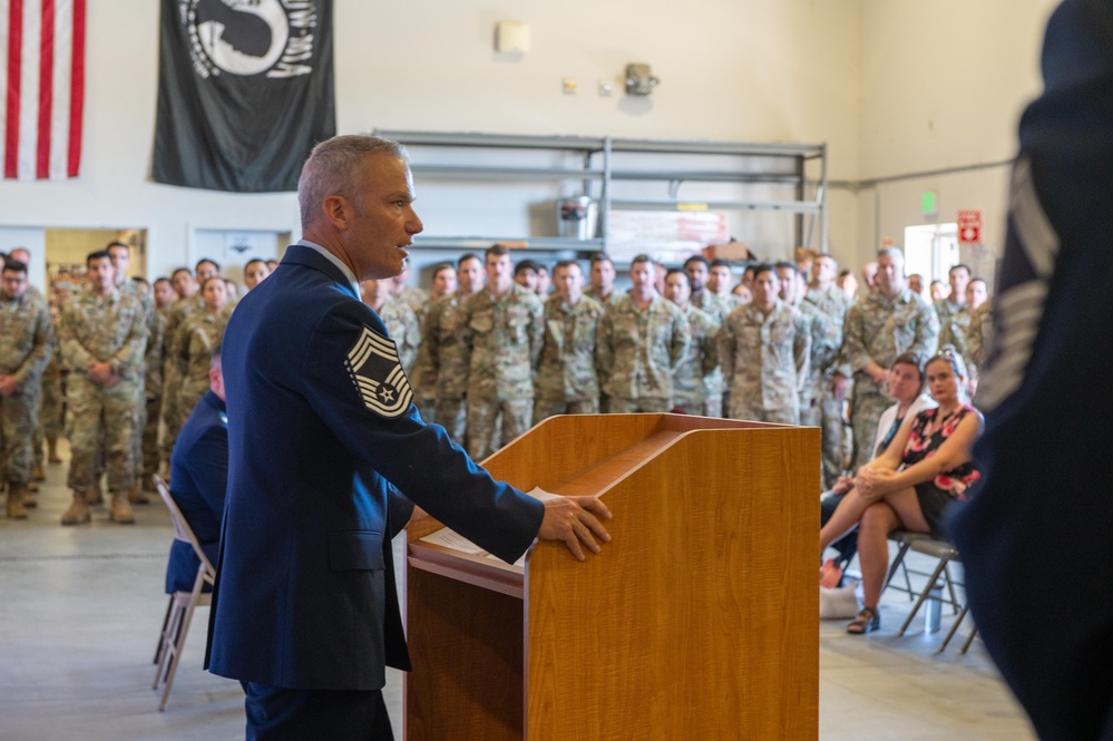 CMSgt Mark Finney Promotion