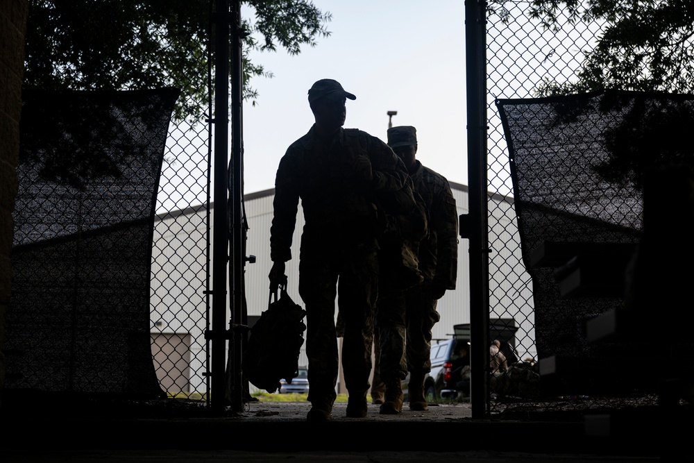 MST Airmen out-process to deploy for EW 24 FTX II