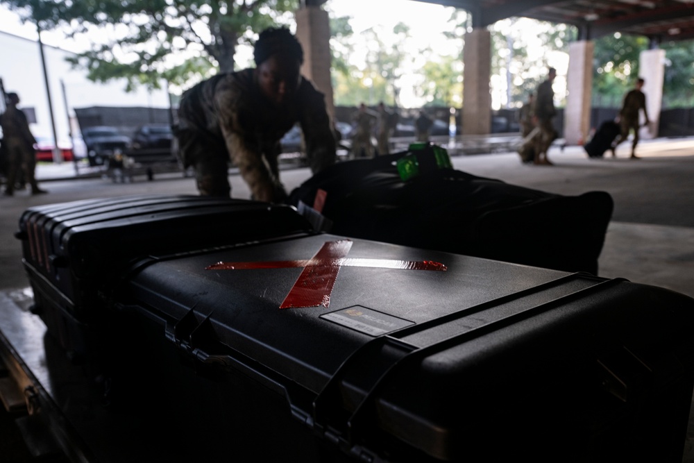 MST Airmen out-process to deploy for EW 24 FTX II