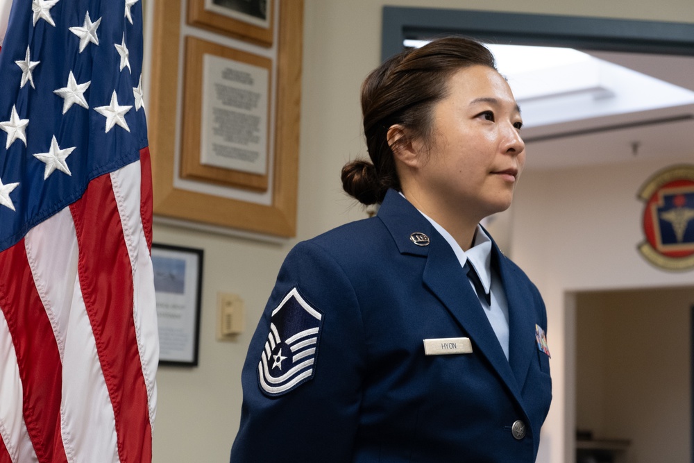Master Sgt. Hanna Hyon Promotion Ceremony