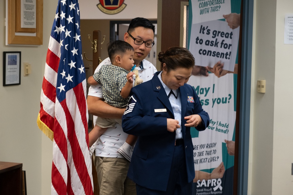Master Sgt. Hanna Hyon Promotion Ceremony