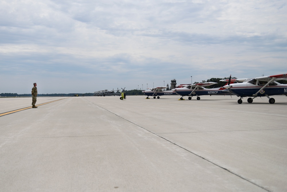 Civil Air Patrol arrives at Northern Strike 24-2
