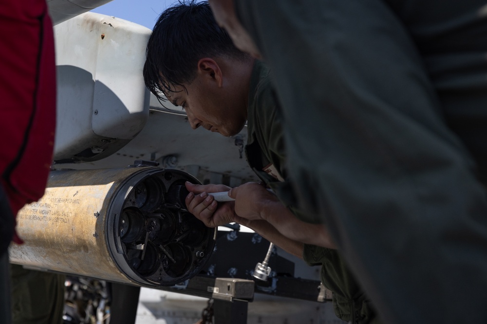 VMM-262 prepares to conduct close air support