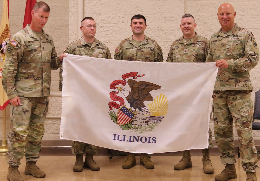 Illinois National Guard's 6th Battalion, 54th Security Force Assistance Brigade, Deploys Team to Africa