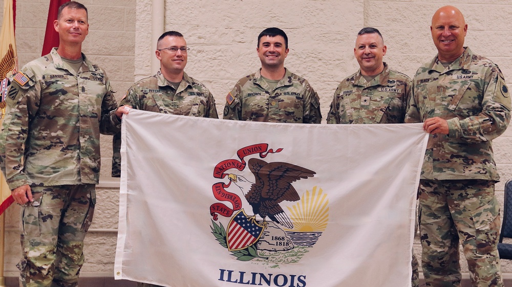 Illinois National Guard's 6th Battalion, 54th Security Force Assistance Brigade, Deploys Team to Africa