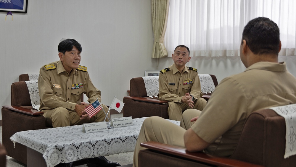 USNMRTC Yokosuka Visits JSDF Hospital Yokosuka and JMSDF Undersea Medical Center