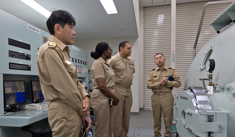 USNMRTC Yokosuka Visits JSDF Hospital Yokosuka and JMSDF Undersea Medical Center