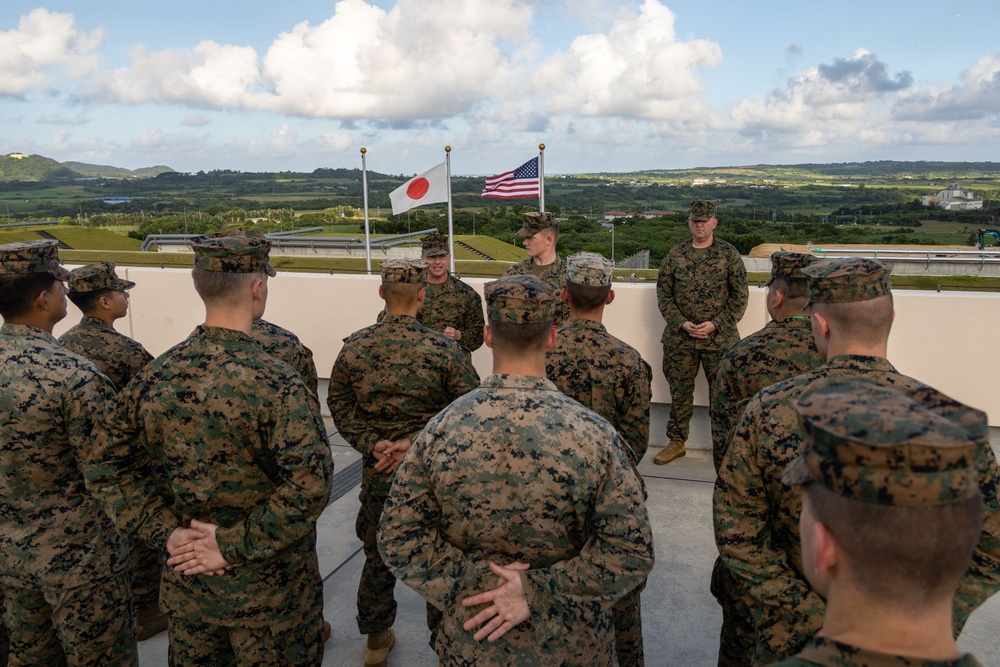 RD24 | 12th MLR promotes Lance Cpl. Clinard to Noncommissioned Officer Ranks on JGSDF Camp Ishigaki