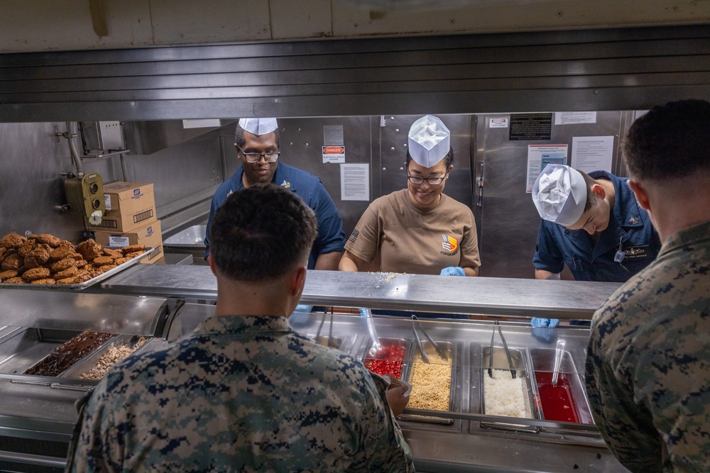 Ice Cream Social aboard USS Green Bay (LPD 20)