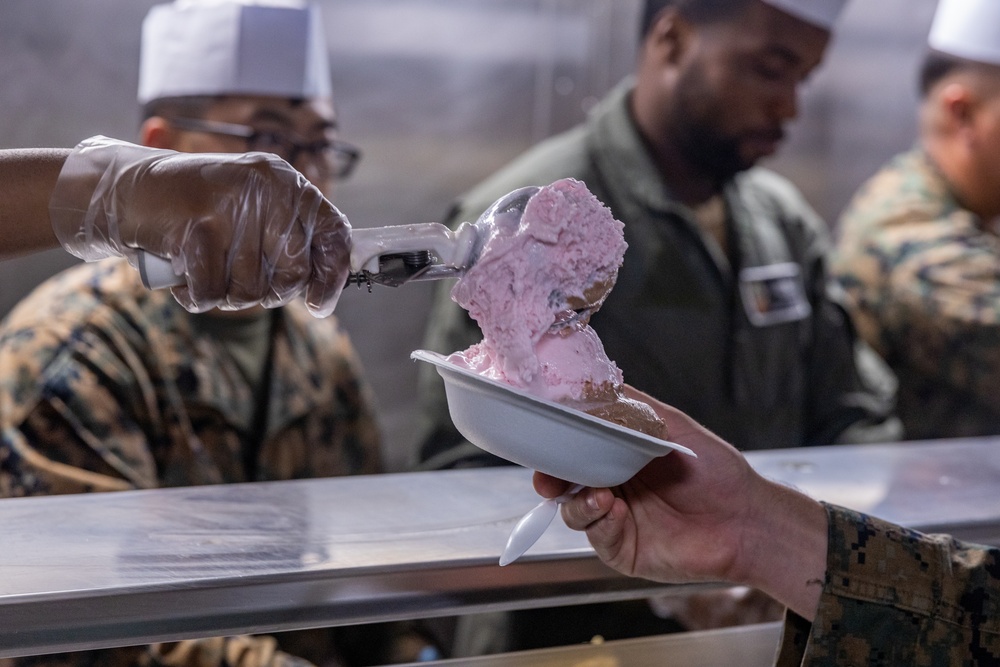 Ice Cream Social aboard USS Green Bay (LPD 20)