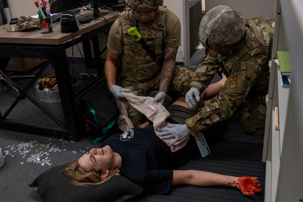 Misawa Air Base conducts active shooter exercise, ensures rapid readiness capabilities